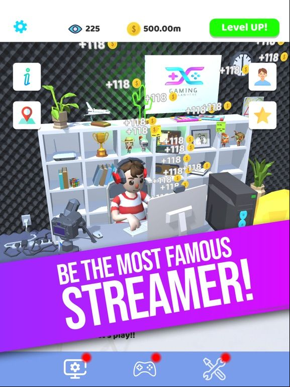 Idle Streamer! game screenshot
