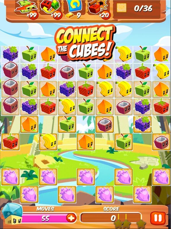 Juice Cubes game screenshot