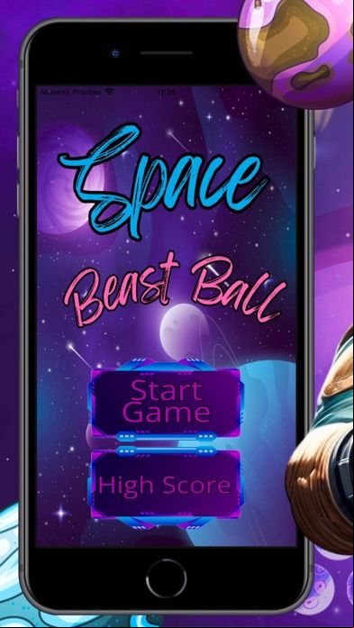 Space Beast Ball game screenshot